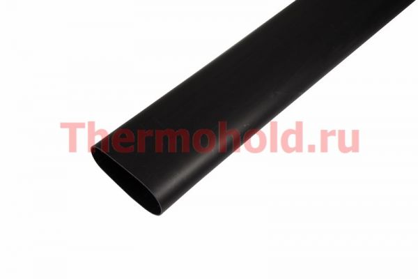 Термоусаживаемая трубка клеевая REXANT 75,0/22,0 мм, (3-4:1) черная, упаковка 2 шт. по 1 м