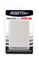 Универсальный внешний аккумулятор  ROBITON POWER BANK Li13.4-W 13400мАч белый BL1, арт. 15289 (1 шт.)