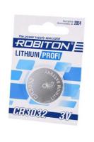 Элемент питания ROBITON PROFI R-CR3032-BL1 CR3032 BL1