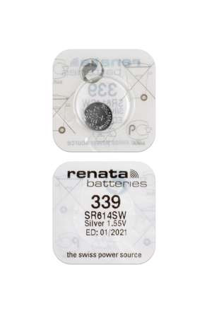 Изображение Элемент питания RENATA SR614SW   339 (0%Hg), в упак 10 шт арт.12983 (10 шт.)  интернет магазин Иватек ivatec.ru