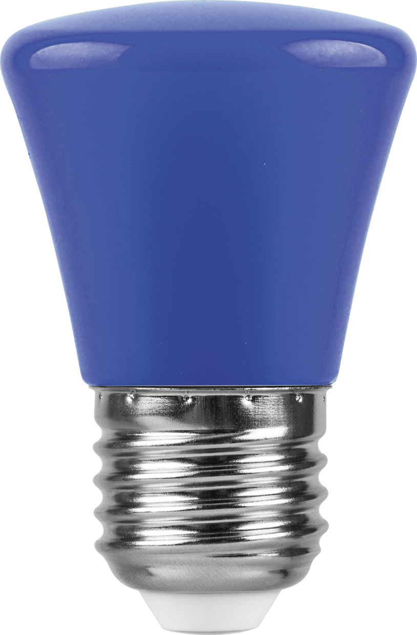 Изображение Лампа светодиодная декоративная (для гирлянд), LB-372 (1W) 230V E27 синий Колокольчик для белт лайта  интернет магазин Иватек ivatec.ru