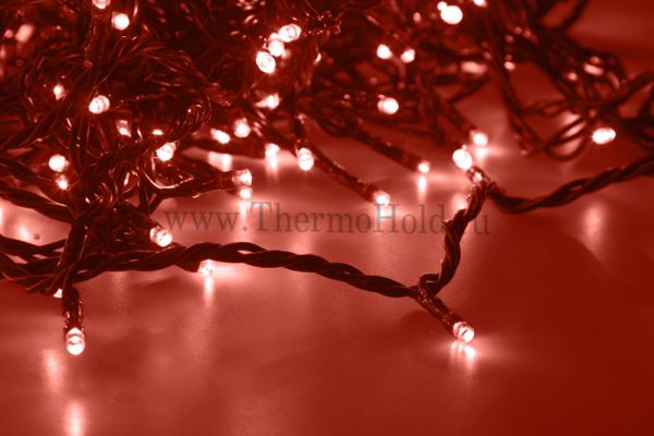 Гирлянда новогодняя "LED ClipLight" 24V, 5 нитей по 20 метров, Красный Flashing  Neon-Night