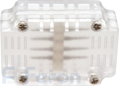 Сетевой шнур и соединитель для светодиодного дюралайта, Соединитель 5W LED-F5W , пластик (продажа упаковкой) LD126
