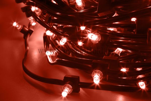 Гирлянда "LED ClipLight" 12V 150 мм, цвет диодов Красный(упак 100м)