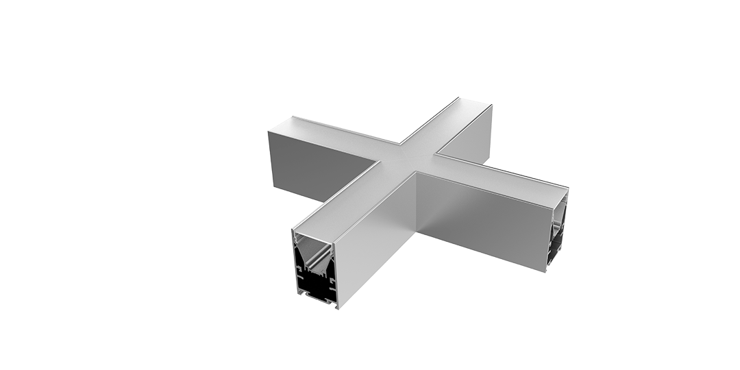 Угловой X-образный коннектор L5570-X90 для профиля L5570