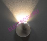 FL55YJ-R  WW (С ДРАЙВЕРМ В КОМПЛЕКТЕ) Светодиодный круглый светильник, встраиваемый в стену,  теплый белый оттенок, 1*1W CREE XP-E, 220V/1W, 50-60Hz, 