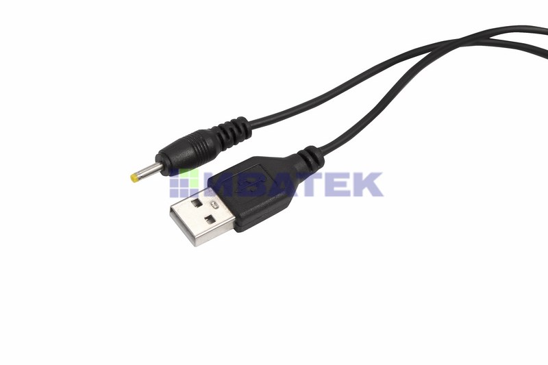 Изображение Кабель USB-штекер - DC-разъем питание 0,7х2,5 мм, длина 1 метр REXANT  интернет магазин Иватек ivatec.ru