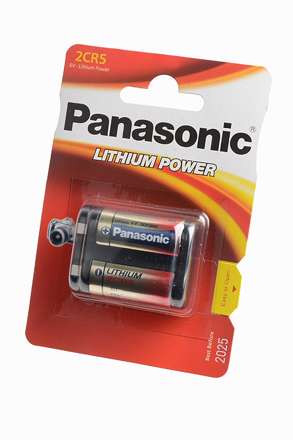 Изображение Батарея Panasonic Lithium Power 2CR-5L/1BP 2CR5 BL1 арт.14300 (1 шт.)  интернет магазин Иватек ivatec.ru