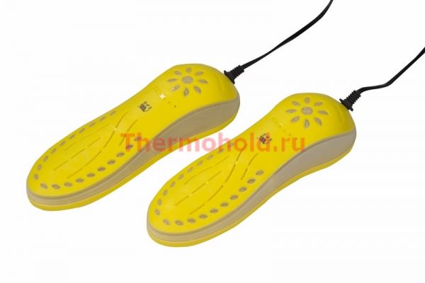 Сушилка для обуви DUX 0352; 10 Вт, цвет желтый.