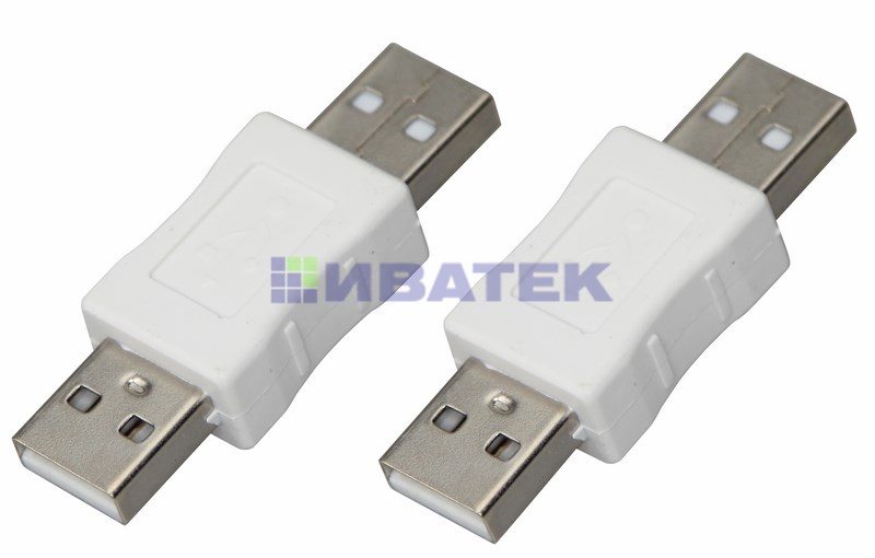 Изображение Переходник штекер USB-A (Male)-штекер USB-A (Male) REXANT  интернет магазин Иватек ivatec.ru
