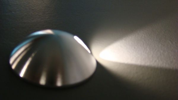 Светодиодный круглый светильник, встраиваемый в стену, холодный белый оттенок, 1*1W (FS-FL55JJ WW)