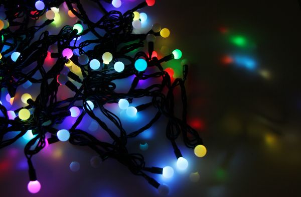 Гирлянда новогодняя "LED - шарики", RGB, диаметр 13 мм  20 м, Neon-Night