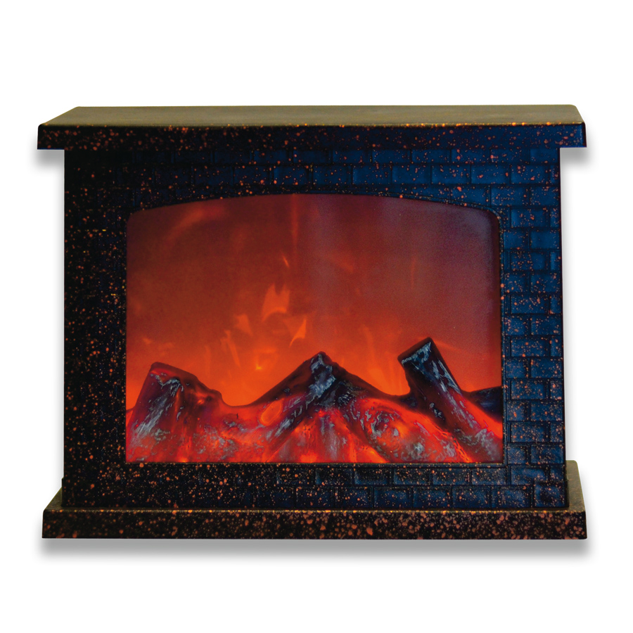 ULD-l2821-005/DNB/Red Brown Fireplace фонарь светодиодный камин