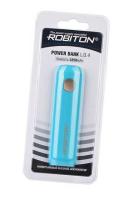 Универсальный внешний аккумулятор ROBITON POWER BANK Li3.4 IRIS (голубой) 3350мАч BL1 арт.14264
