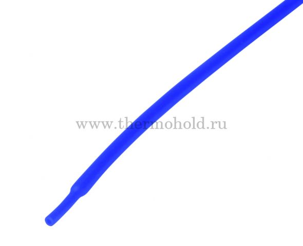Термоусаживаемая трубка REXANT 1,5/0,75 мм, синяя, упаковка 50 шт. по 1 м
