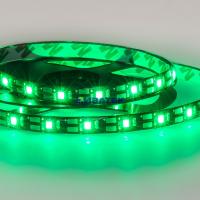 LED лента с USB коннектором 5 В, 8 мм, IP65, SMD 2835, 60 LED/m, цвет свечения зеленый