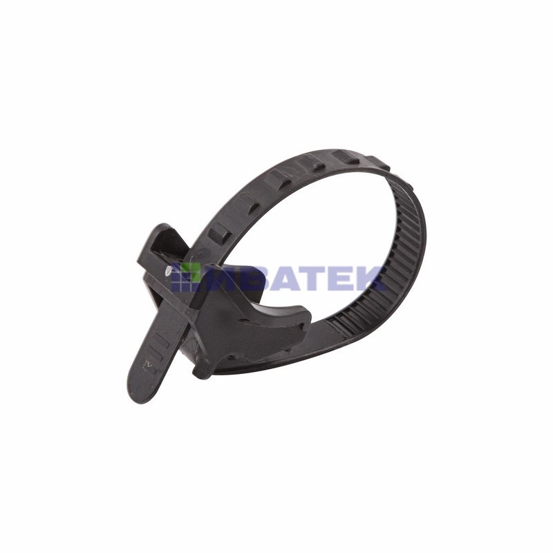 Изображение Подвес для крепления кабеля к тросу 160 х 12 мм, черный (упак. 100 шт)  REXANT  интернет магазин Иватек ivatec.ru