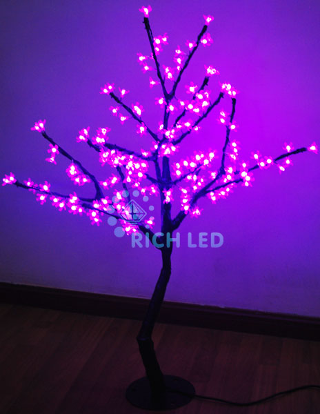 Светодиодное дерево Сакура 1,1х0,75м, розовый, 200LED, 24В, фиксинг, IP65 (RL-TRC24-110*75-200-P)