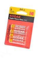 Элемент питания Kodak Super Heavy Duty ZINC R6 BL4