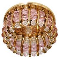 CD2119 JCD9 35W G9 прозрачный-розовый, золото (с лампой)
