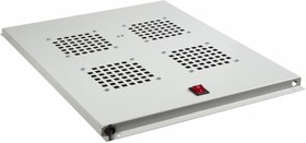 Модуль вентиляторный потолочный с 4-мя вентиляторами, без термостата, для шкафов Rexant серии Standart с глубиной 800мм
