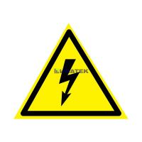 Наклейка знак электробезопасности «Опасность поражения электротоком» 160х160х160 мм REXANT, уп 5шт