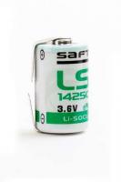 Элемент питания SAFT LS 14250 CNR 1/2AA с лепестковыми выводами арт.12251 (1 шт.)