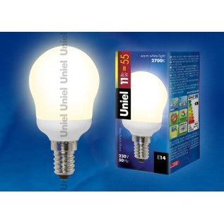 ESL-G45-L11/2700/E14 Лампа энергосберегающая. Картонная упаковка
