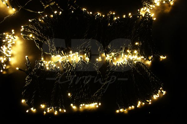 Гирлянда новогодняя "LED ClipLight" 24V, 5 нитей по 20 метров, Теплый Белый Neon-Night