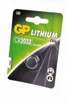 Элемент питания GP Lithium GPCR2032-C1 Japan CR2032 BL1 арт.13247