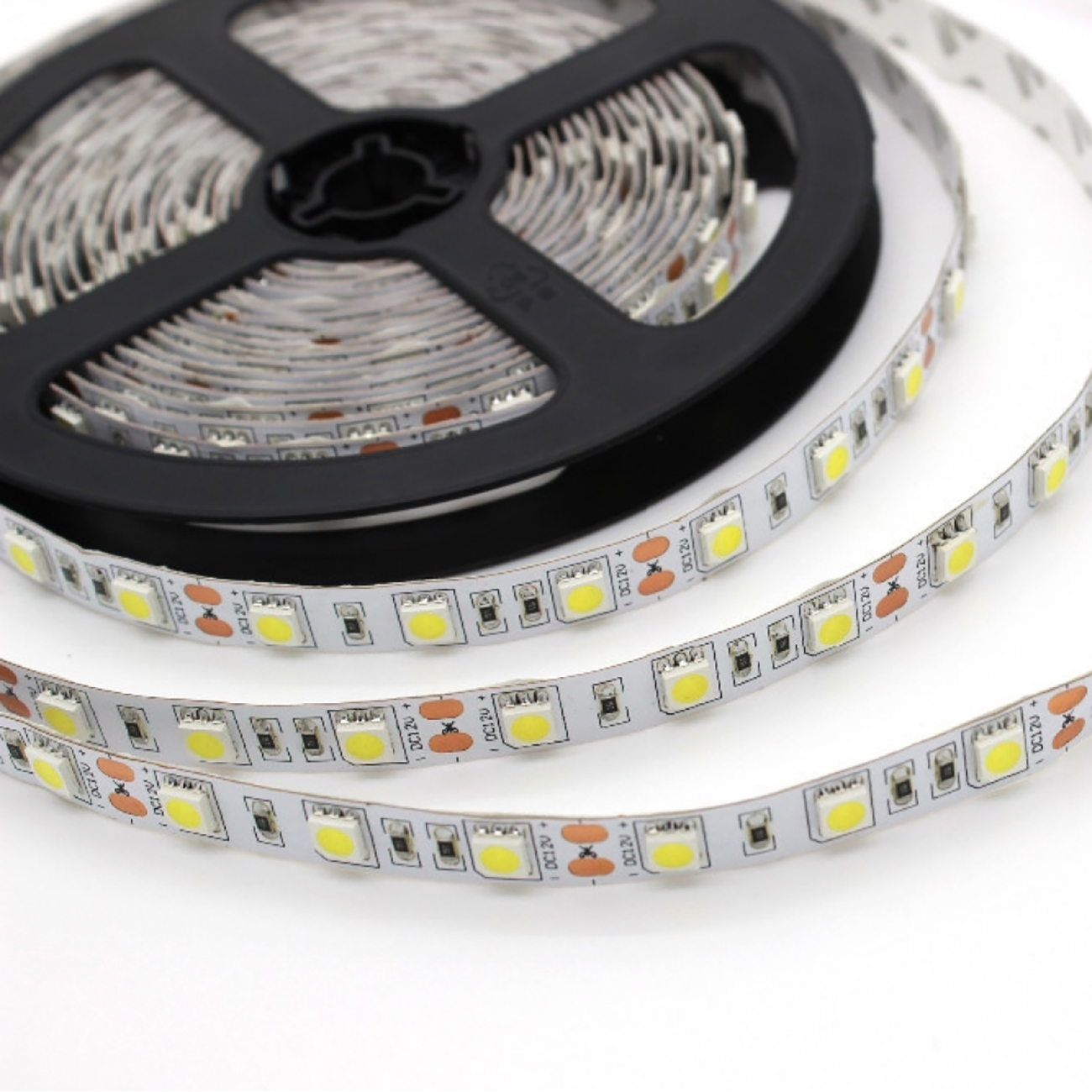 LED лента White Mix, 12 В, 12 мм, IP23, SMD 5050, 60 LED/m, Белый (6000К) +Теплый Белый (3000К)