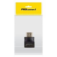 Переходник HDMI  (гнездо HDMI - штекер HDMI), угловой, (1шт.) (пакет)  PROconnect