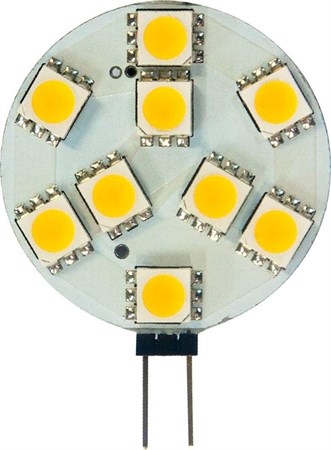Лампа светодиодная, 12LED(3W) 12V G4  2700K, LB-16