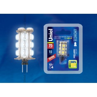 LED-JC-12/0,9W/DW/G4 75lm Corn Лампа светодиодная. Упаковка блистер