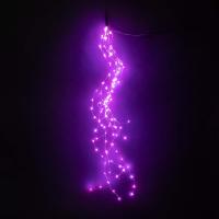 08-029, Гирлянда "Branch light", 1,5м., 12V, проволока, розовый