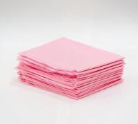 Полотенце розовое спанлейс 40 гр./м.  45х90 см 50 шт арт.004775