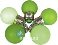 Лампа для Белт-лайт, Е27 RL-B-E27-G45-2W-G зеленый