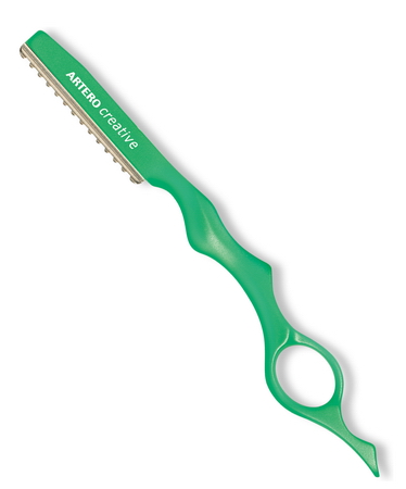 Нож для филировки, зеленый Artero Styling Razor Green (арт. N337)