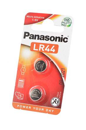 Изображение Элемент питания Panasonic LR44EL/2B AG13 (0% Hg) BL2 арт.16694 (2 шт.)  интернет магазин Иватек ivatec.ru