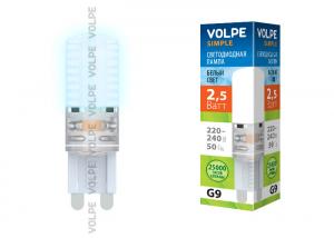 Лампа светодиодная JCD Volpe с силиконовым покрытием. Цвет свечения белый. Серия Simple. Упаковка картон 220В
