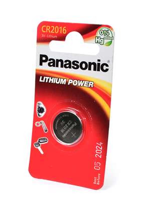 Изображение Элемент питания Panasonic Lithium Power CR-2016EL/1B CR2016 BL1 арт.12534  интернет магазин Иватек ivatec.ru