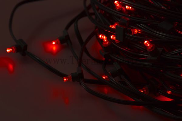 Гирлянда "LED ClipLight" 12V 300 мм, цвет диодов Красный(упак 100м)