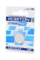 Элемент питания ROBITON PROFI R-CR2032-BL1 CR2032 BL1