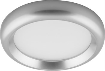 Светильник светодиодный декоративный, AL614,7W, 560 Lm, 4000К, серебро (светлый)