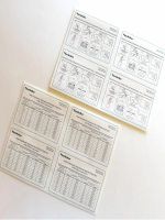 Комплект наклеек для емкостей для дезинфекции   , 1 шт/упк , арт.603-698