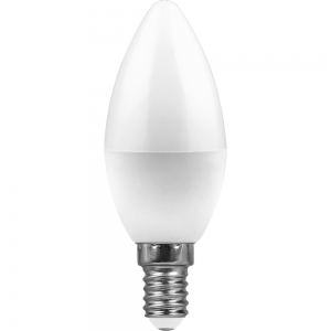 Лампа светодиодная  C35/C37, LB-97 (7W) 230V E14 4000K свеча