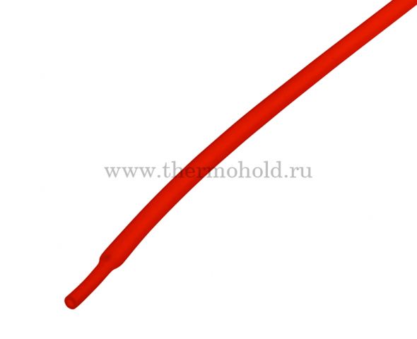 Термоусаживаемая трубка REXANT 2,0/1,0 мм, красная, упаковка 50 шт. по 1 м