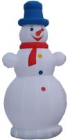 Надувная фигура: Снеговик 3,2 м с подсветкой