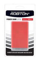 Универсальный внешний аккумулятор ROBITON POWER BANK Li7.8-R 7800мАч красный BL1 арт.15311