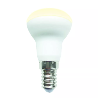LED-R50-5W/3000K/E14/FR/SLS Лампа светодиодная. Форма «Рефлектор», матовая. Теплый белый свет (3000K). ТМ Volpe